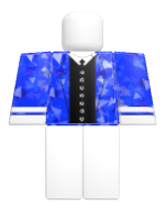 Blue Flashy Tuxedo